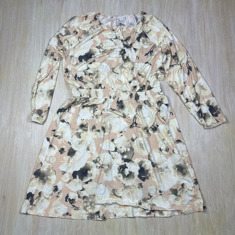 NWT LuLaRoe Jody Elegant Beach Floral Romantic Feminine Long Sleeve Dress XL